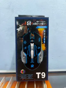 T9 Optical mouse 3600DPI front